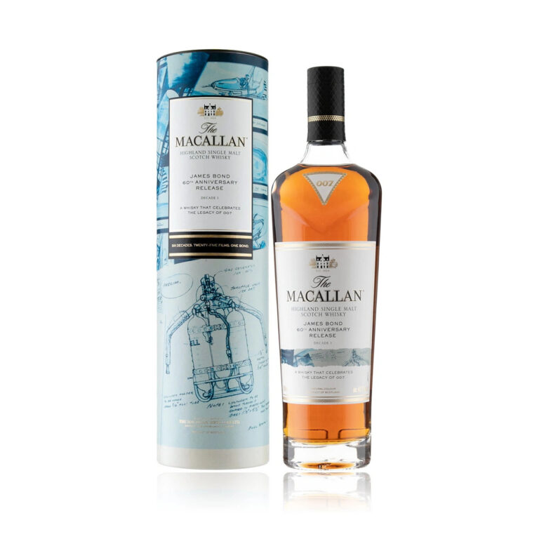 THE MACALLAN JAMES BOND 60TH ANNIVERSARY RELEASE DECADE I 1 1 768x768